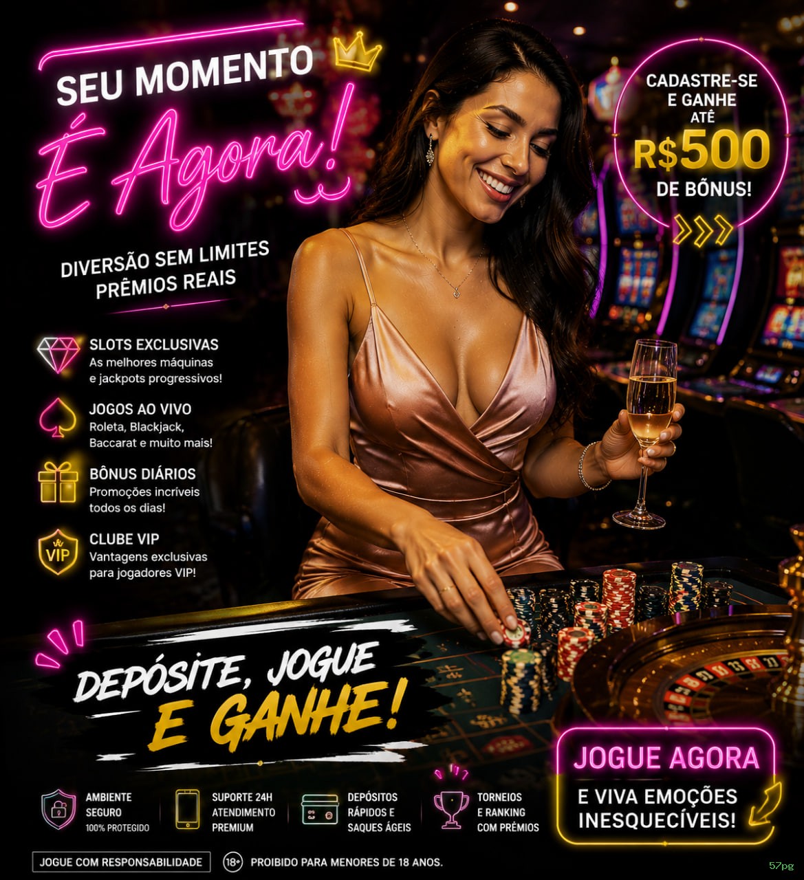 Métodos de pagamento aceitos na 57pg